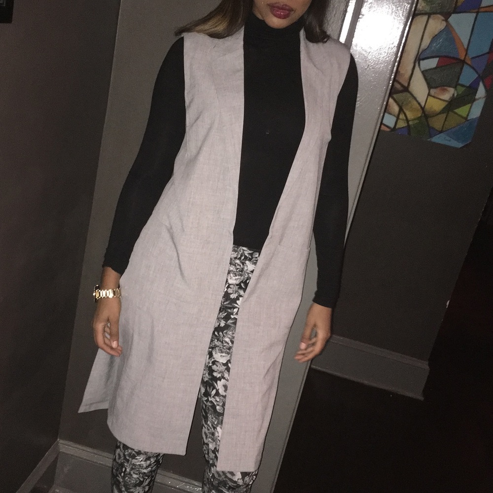 Gray vest